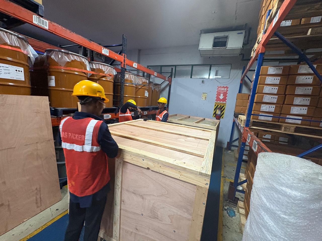 On-site packing operations
