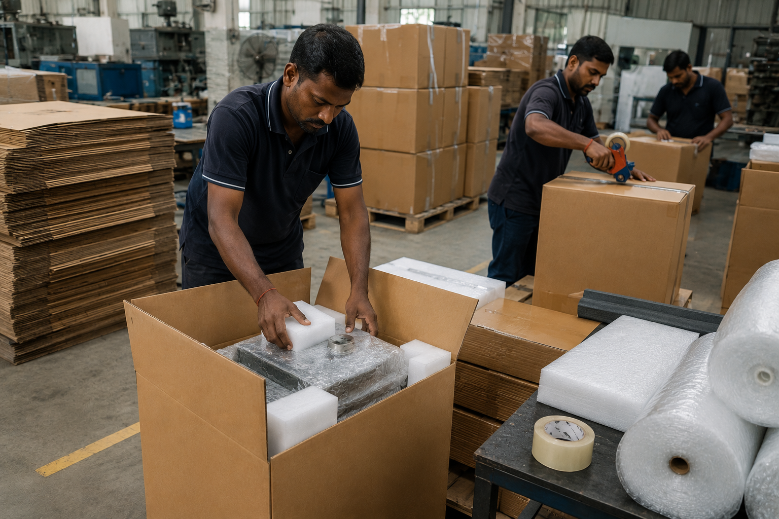 Corrugated box packaging solutions